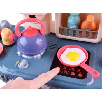 efekt świetlny i dźwiękowy na płycie kuchennej podczas zabawy