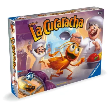Trójwymiarowa gra planszowa La Cucaracha z ruchomym karaluchem na planszy