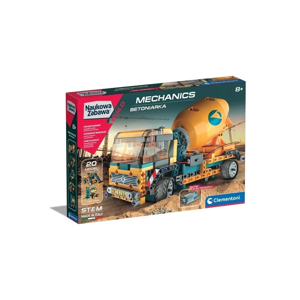 Laboratorium Mechaniki Betoniarka – zestaw do budowy maszyn budowlanych