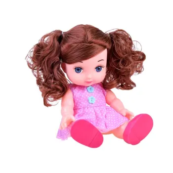 kolorowe baloniki-grzechotki dołączone do zestawu z lalką