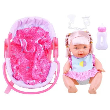 LALKA w NOSIDEŁKU laleczka gaworzy siusia ZA0453