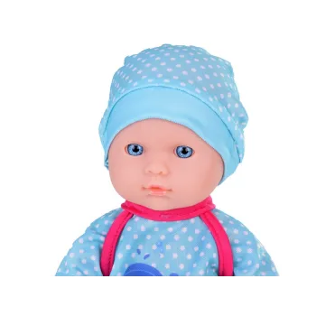 Lalka w nosidełku laleczka pije i siusia ZA5153