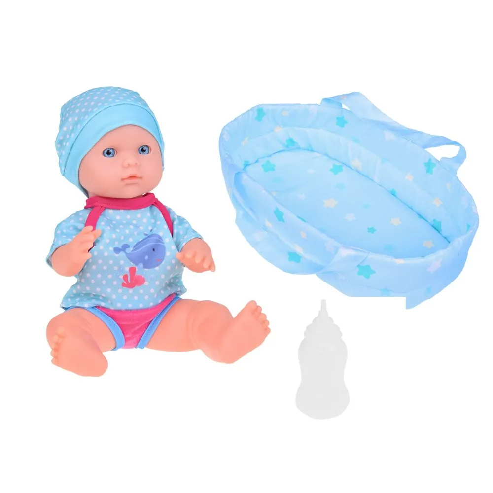 Wytrzymałe nosidełko z przyszytymi paskami na ramię do noszenia lalki