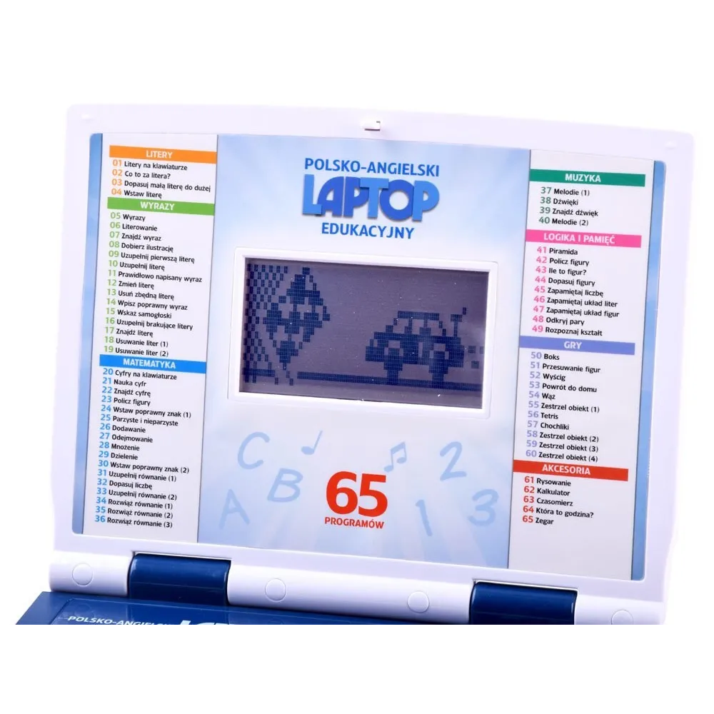 Dziecko podczas nauki z laptopem edukacyjnym na biurku