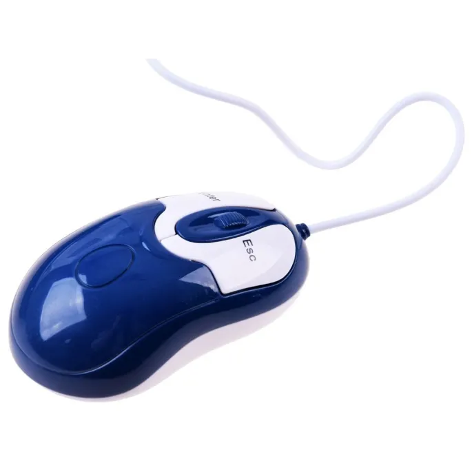 Widok laptopa edukacyjnego z boku, pokazujący jego rozmiar