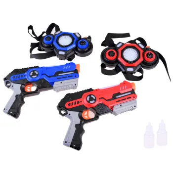 Laserowy paintball pistolety laser tag zestaw dla 2 osób pZA3776