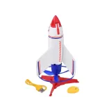 Rakieta z piankowymi skrzydłami i platformą startową w zestawie