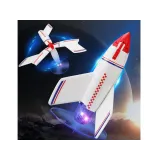 Zbliżenie na przycisk uruchamiający rakietę na podstawie