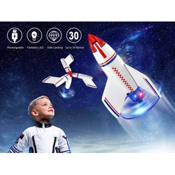 Czerwona dioda sygnalizująca ładowanie na korpusie zabawki