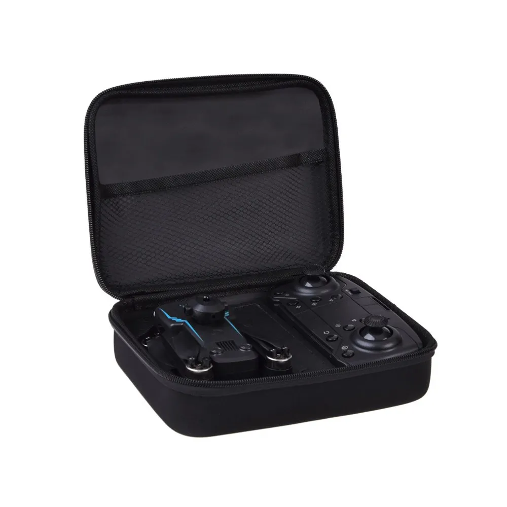 Składany dron RC0657 z widoczną kamerą i diodami LED