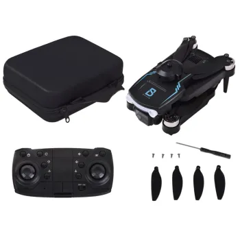 Zbliżenie na cztery śmigła składanej konstrukcji drona RC0657