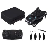 Zbliżenie na cztery śmigła składanej konstrukcji drona RC0657