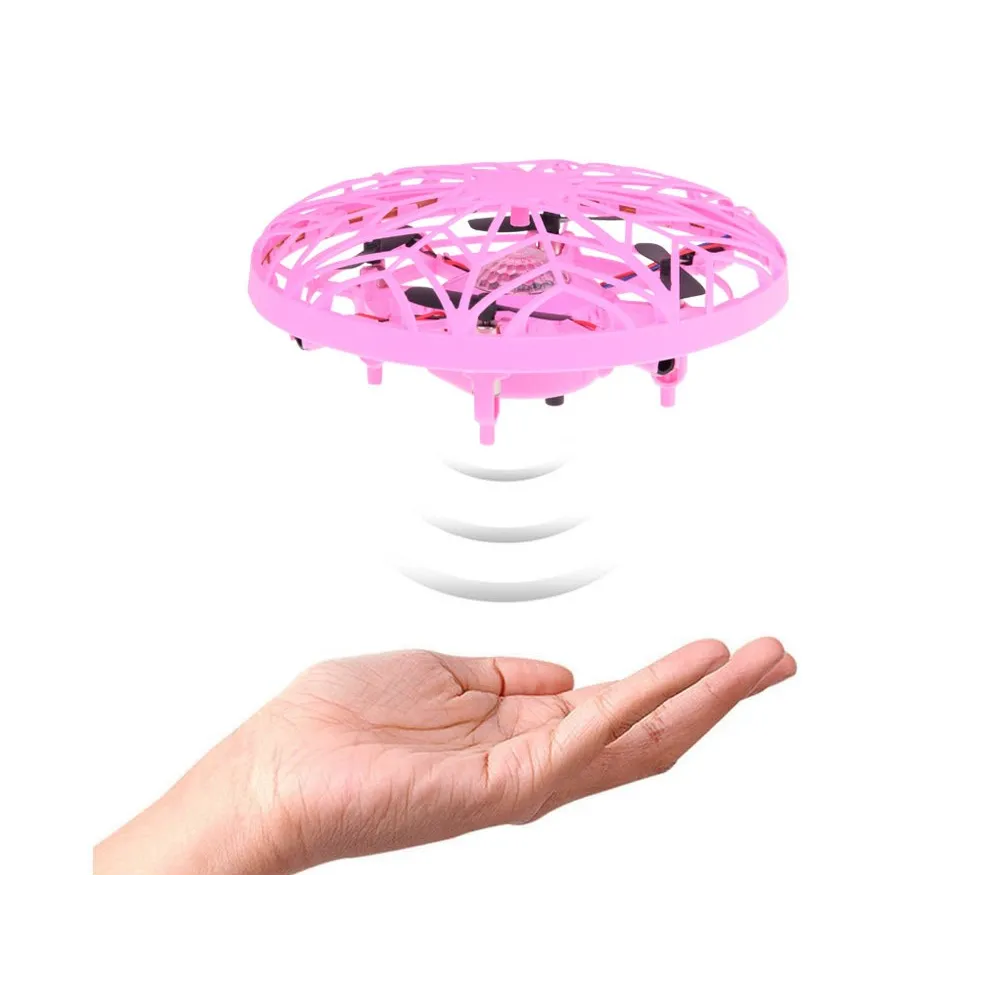 latający dysk rc0653 ro przygotowany do lotu na płaskiej powierzchni