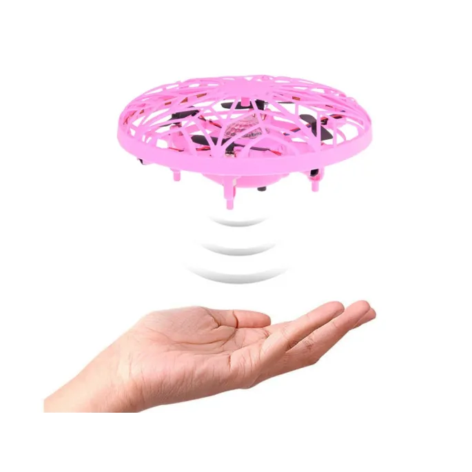 latający dysk rc0653 ro przygotowany do lotu na płaskiej powierzchni