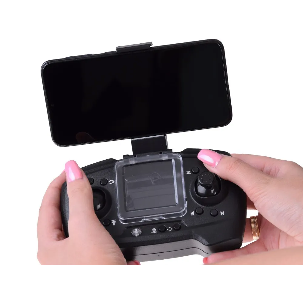 prezentacja wszystkich elementów zestawu z mini dronem rc0656