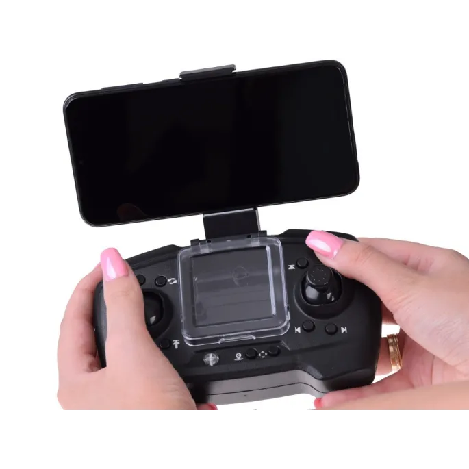 prezentacja wszystkich elementów zestawu z mini dronem rc0656