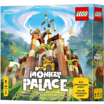 LEGO Monkey Palace REBEL gra planszowa z kolorowymi klockami i akcesoriami