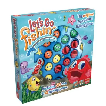 Let's Go Fishin' Original – plansza z obrotowym jeziorem i kolorowymi rybkami