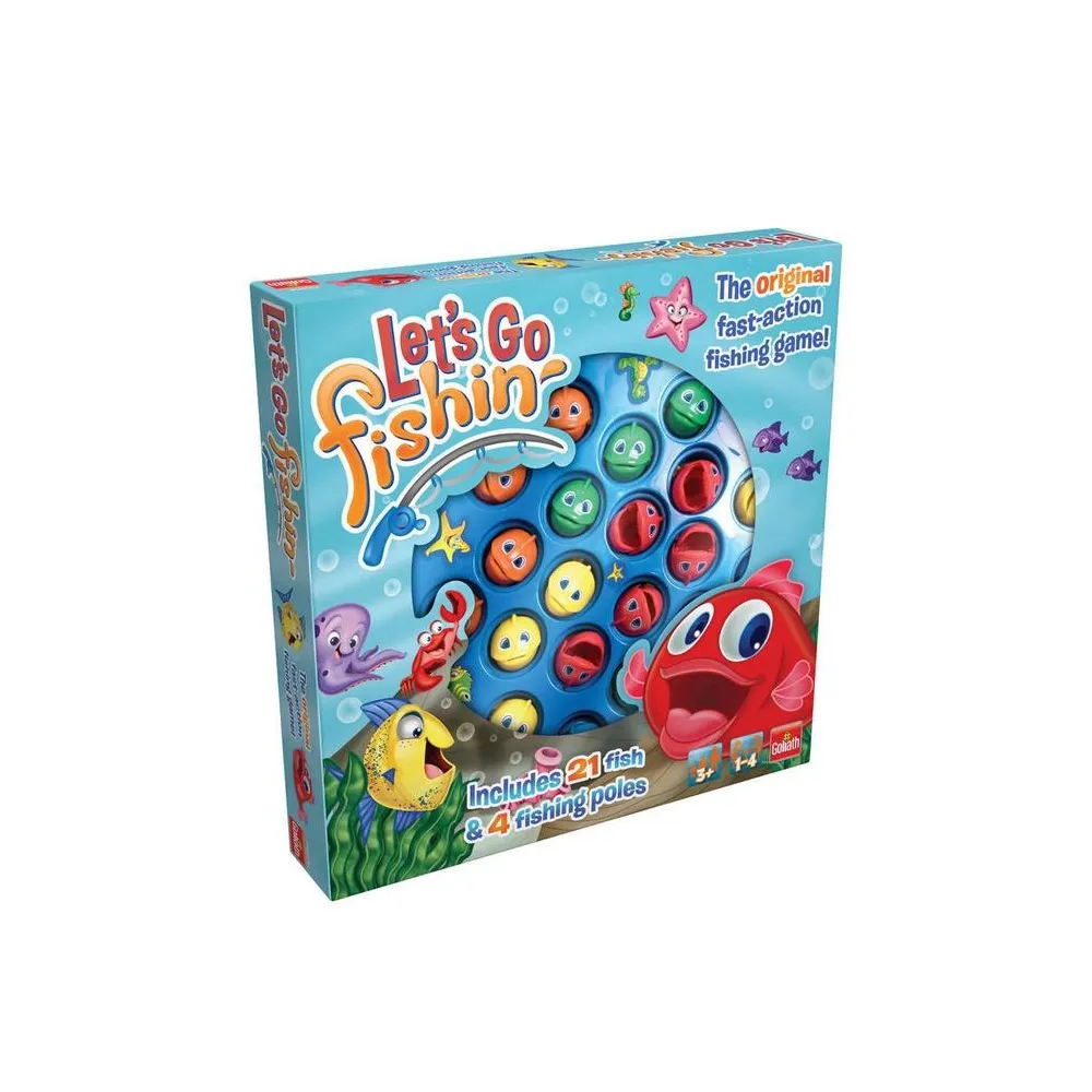Let's Go Fishin' Original – plansza z obrotowym jeziorem i kolorowymi rybkami