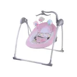 zbliżenie na siedzisko leżaczka z odpinaną podusią pod główkę