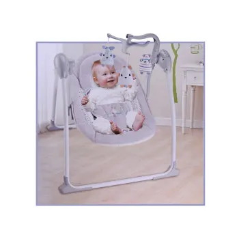 detal panelu sterowania leżaczka huśtawki