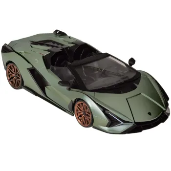 widok boczny sportowego auta rc Lamborghini Sián o długości 41 cm