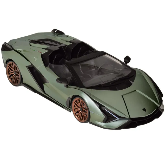 widok boczny sportowego auta rc Lamborghini Sián o długości 41 cm