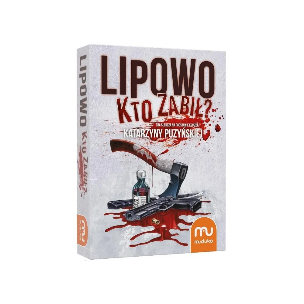 Dedukcyjna gra planszowa Lipowo. Kto zabił? w prezentowym pudełku