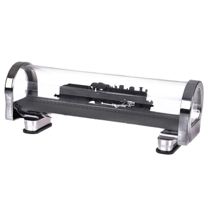 Zbliżenie na detale konstrukcji modelu lokomotywy JNR C50