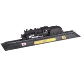 Model kolejowy JNR C50 w skali 1:160 eksponowany w tubie