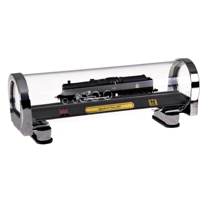 Zbliżenie na detale lokomotywy Standard Class 4MT w skali 1:160