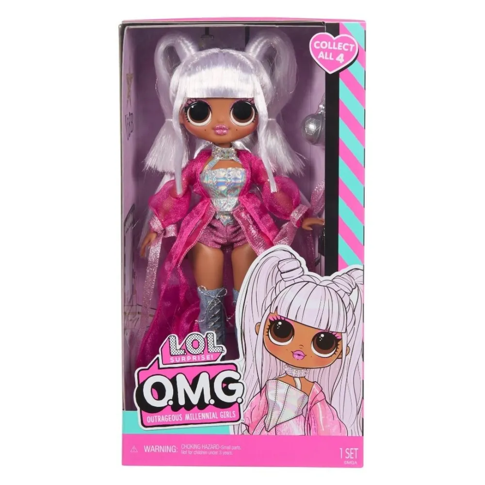 Lalka LOL Surprise OMG Entry Doll Kitty K w charakterystycznym stylu i stroju