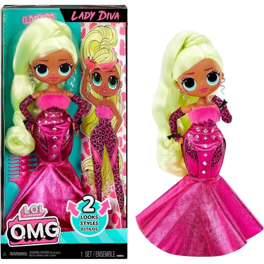 Lalka LOL Surprise OMG HoS Doll Lady Diva w efektownym, imprezowym stroju