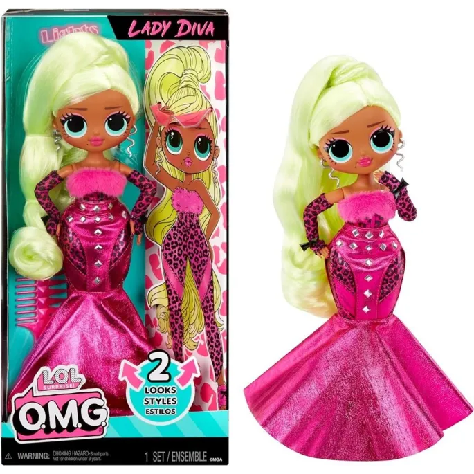 Lalka LOL Surprise OMG HoS Doll Lady Diva w efektownym, imprezowym stroju