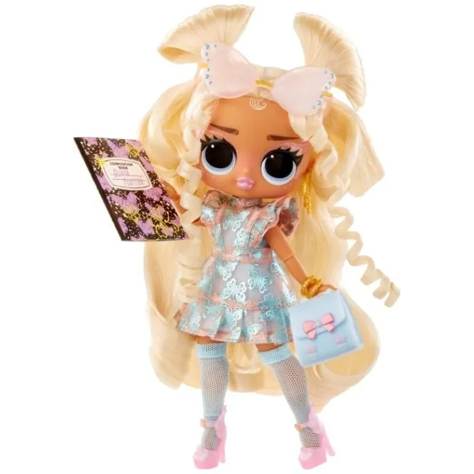 LOL Surprise Tweens Core Doll Olivia Flutter w kolorowym stroju, widok z przodu