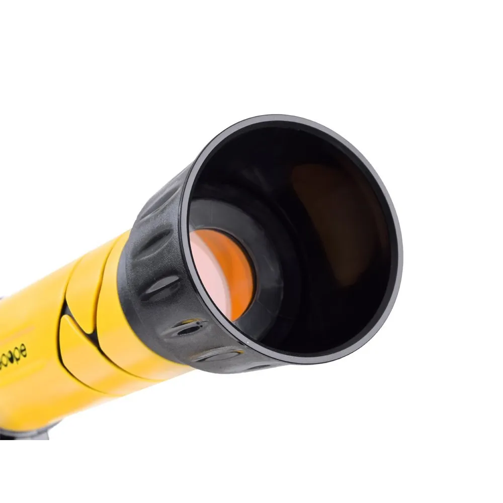 Teleskop dziecięcy ze statywem ustawionym na biurku