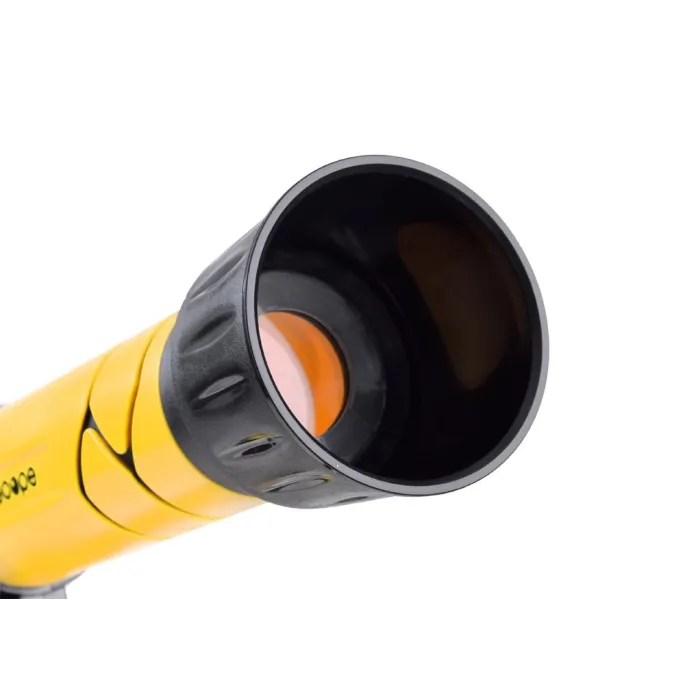 Teleskop dziecięcy ze statywem ustawionym na biurku