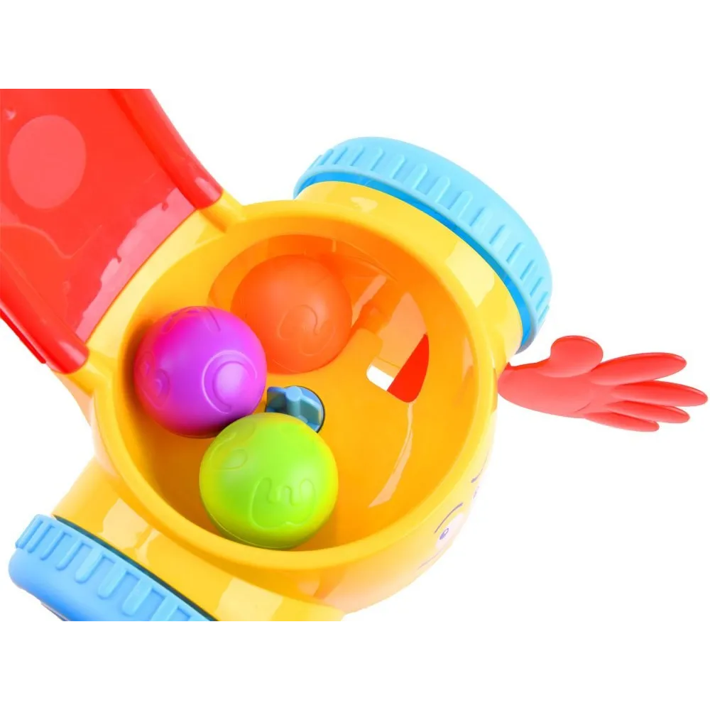 interaktywny pchacz prezentujący się na barwnym opakowaniu