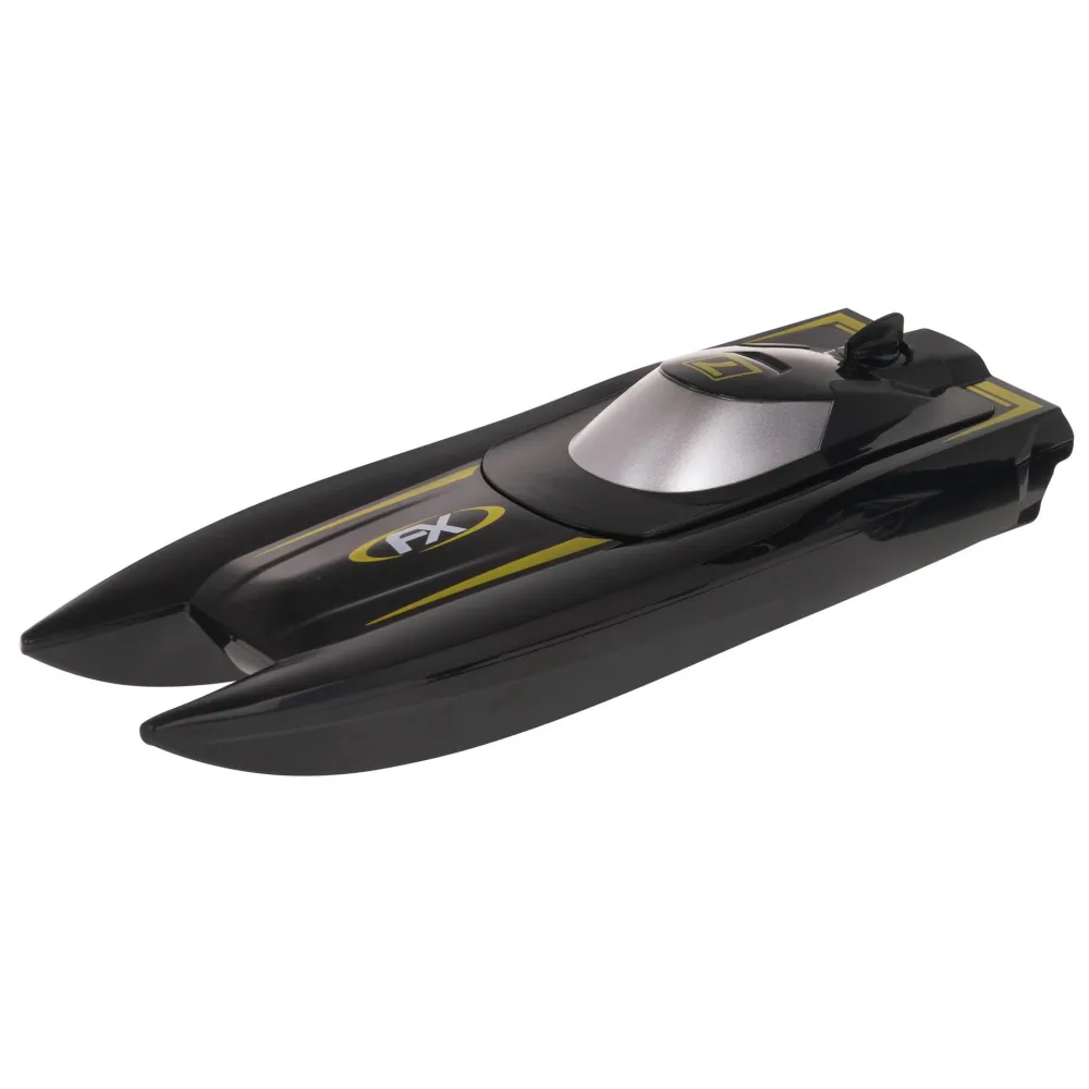 łódź Speed R118 R/C z zestawem akcesoriów obok