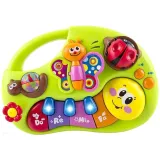 Instrument w formie gąsieniczki z kolorowymi klawiszami