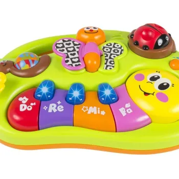 Detale głowy gąsieniczki uruchamiające piosenkę