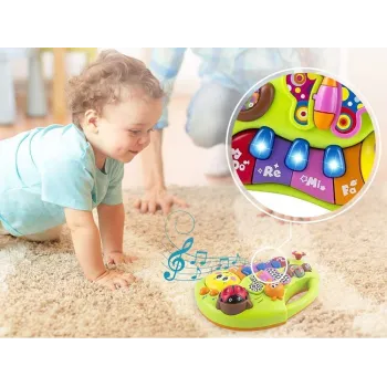 Pociągany kwiatuszek z migającymi klawiszami