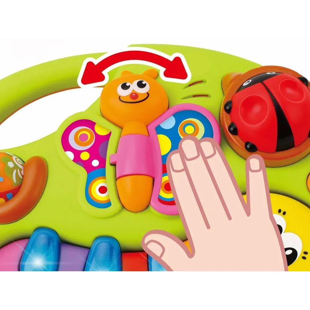 Wyraźny widok na fakturę elementów i intensywne kolory