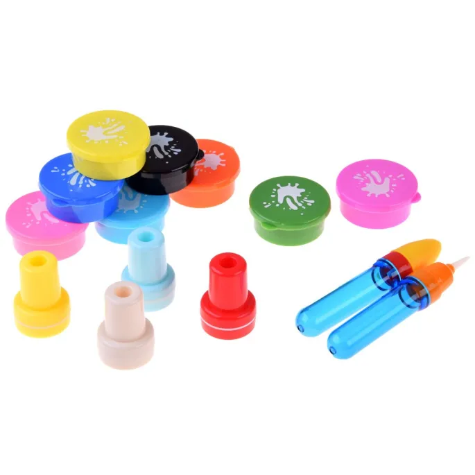 widok wszystkich elementów zestawu magiczny pędzel wodny color draw