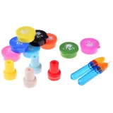 widok wszystkich elementów zestawu magiczny pędzel wodny color draw