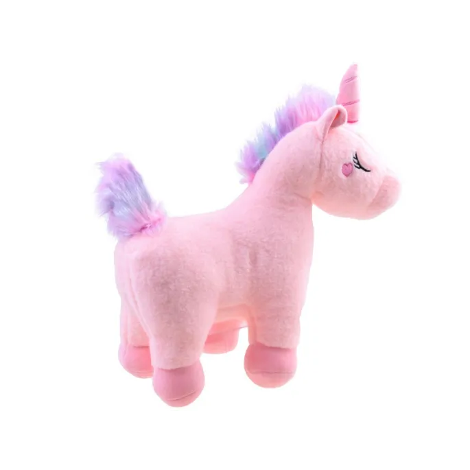 różowo-błękitny ogon pluszowego jednorożca