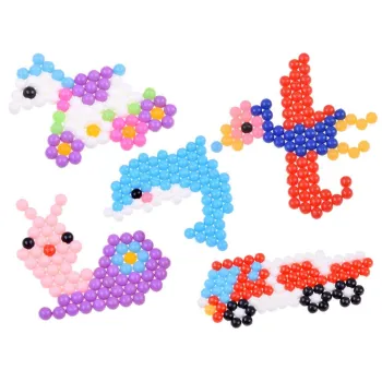 książeczka z szablonami do układania wodnych koralików