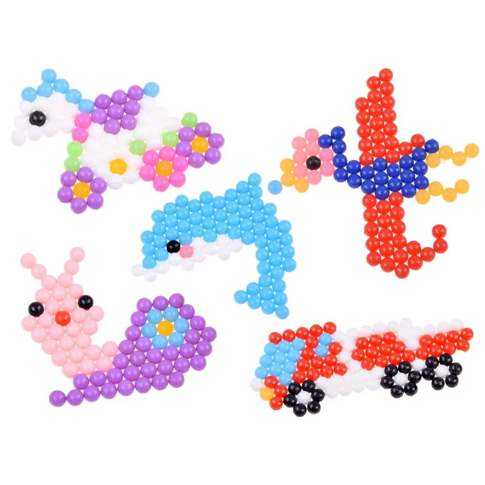 książeczka z szablonami do układania wodnych koralików