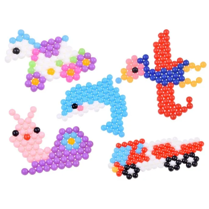 książeczka z szablonami do układania wodnych koralików