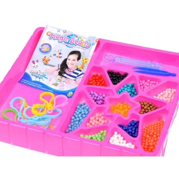 gotowe zawieszki wykonane z wodnych koralików